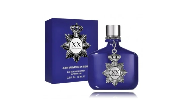John Varvatos XX Indigo EDT tualetinis vanduo vyrams, 75 ml