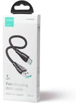 USB-C Lightning 20 W 0,25 m kabelis Joyroom S-CL020A11 (juoda)