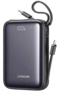 Joyroom JR-PBF29 20000mAh 22.5W išorinė baterija su dvigubu laidu - Juodas