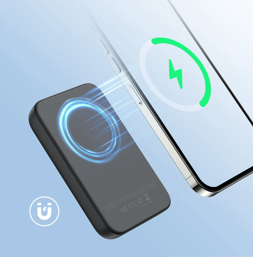 Išorinė baterija Power Bank Joyroom JR-W020 20W MagSafe 10000mAh juoda