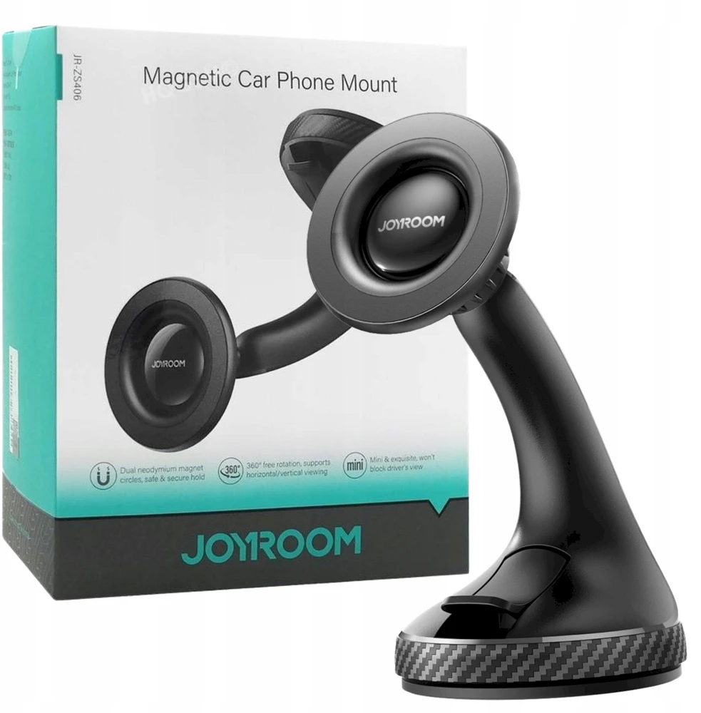 Automobilinis telefono laikiklis Joyroom JR-ZS406 (windshield) juodas