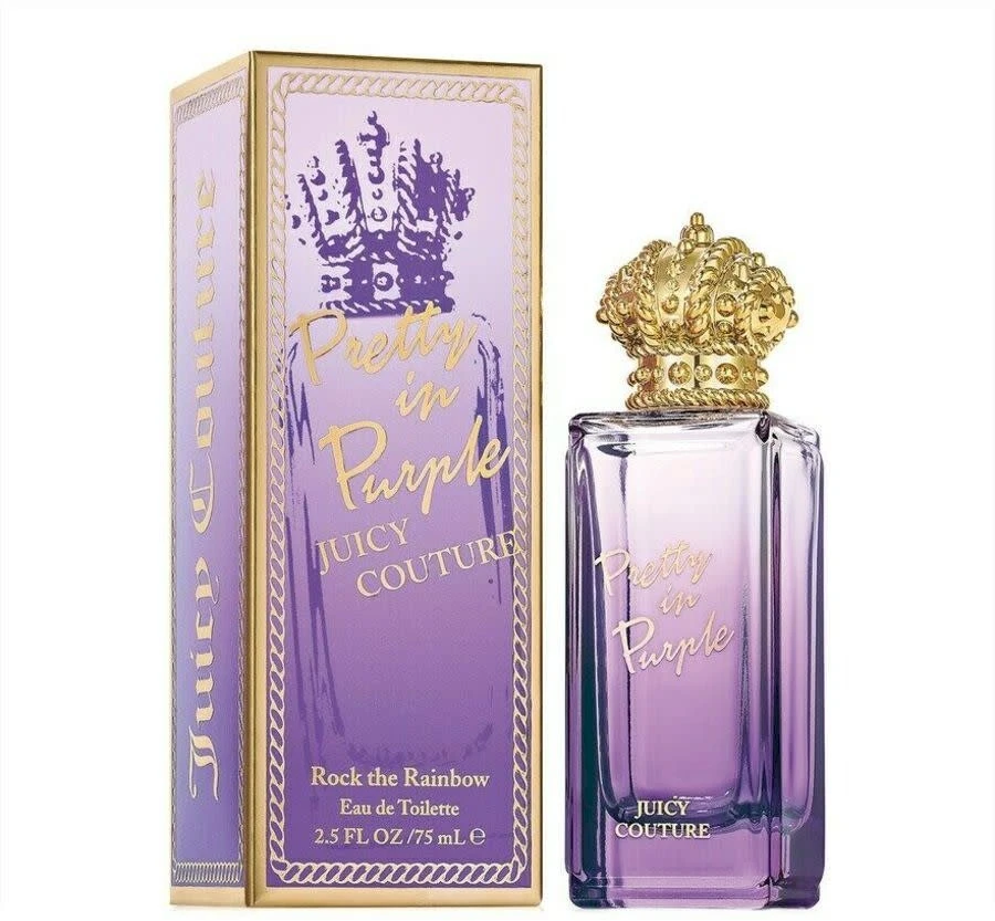 Juicy Couture Rock The Rainbow Pretty in Violetinė EDT tualetinis vanduo moterims, 75 ml
