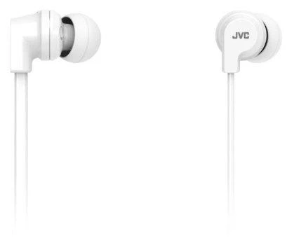 JVC HA-FX21BT-WE baltos ausinės iš arti