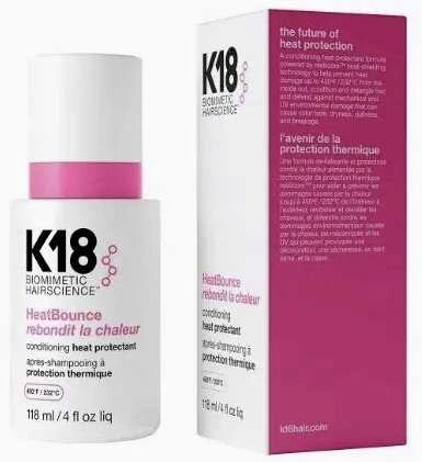 K18 HeatBounce Conditioning Heat Protectant Nenuplaunamas kondicionierius su apsauga nuo karščio, 118 ml