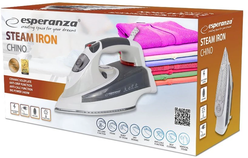 Lygintuvas - Esperanza CHINO 2 400 W juoda, pilka, balta