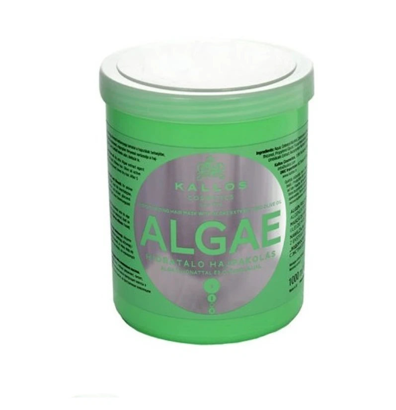 Drėkinanti kaukė sausiems plaukams Kallos ALGAE Moisturizing Mask 1000ml