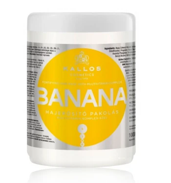 Kallos Cosmetics Banana Fortifying Hair Mask plaukų kaukė, 275 ml