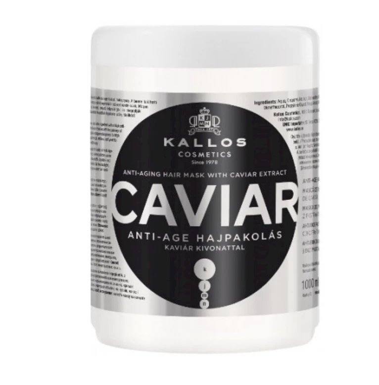 Atstatomoji plaukų kaukė su ikrų ekstraktu Kallos CAVIAR Hair Mask 1000ml