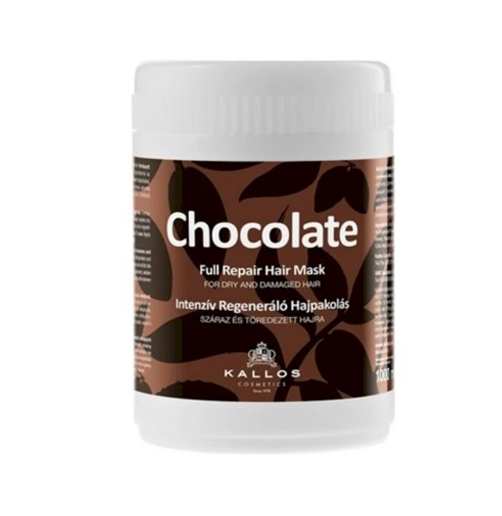 Kallos Cosmetics Chocolate Full Repair Hair Mask kaukė sausiems, pažeistiems plaukams, 275 ml