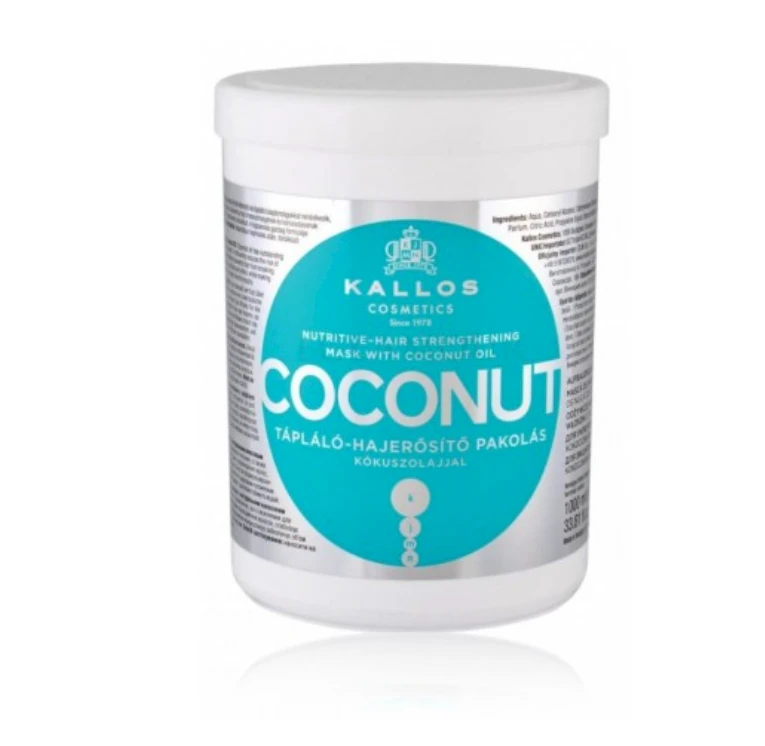 Kallos Cosmetics Coconut Strengthening Hair Mask stiprinamoji plaukų kaukė, 1000 ml