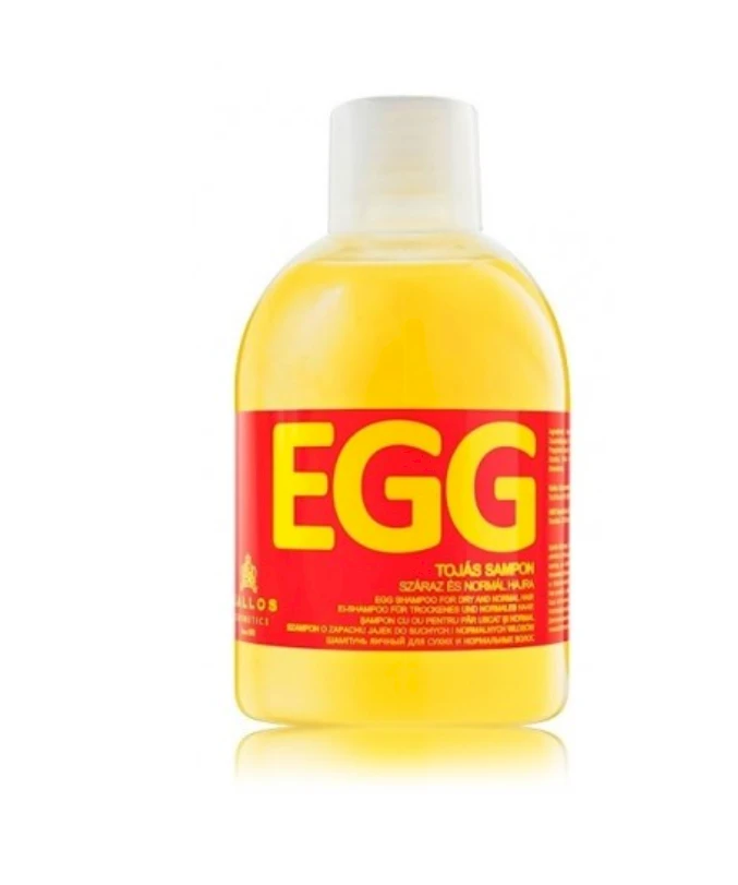 Kallos Cosmetics Egg Šampūnas šampūnas plaukams su kiaušinio ekstraktu, 1000 ml