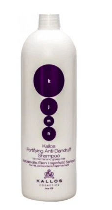 Kallos Cosmetics KJMN Fortifying Nuo pleiskanų Šampūnas šampūnas nuo pleiskanų, 500 ml