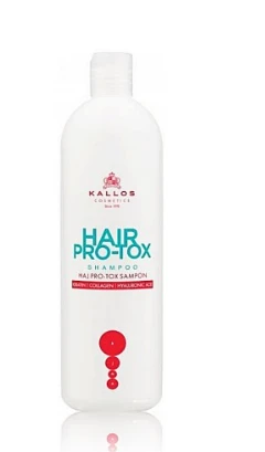 Plaukus stiprinantis ir maitinantis šampūnas Kallos Cosmetics Hair Pro-Tox Šampūnas 1000 ml