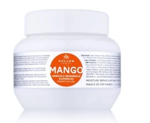 Plaukų kaukė sausiems plaukams su apelsinų aliejumi Kallos MANGO Moisture Repair Hair Mask 275 ml