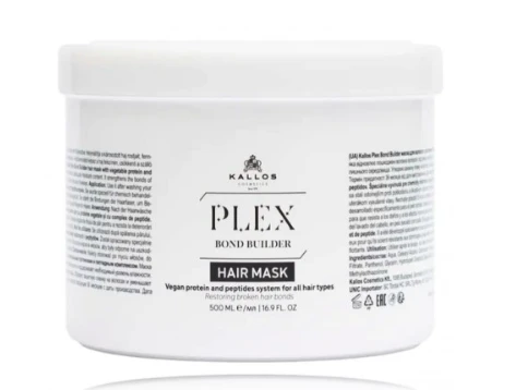 Kallos Cosmetics Plex Bond Builder Hair Mask atkurianti kaukė visų tipų plaukams, 1000 ml