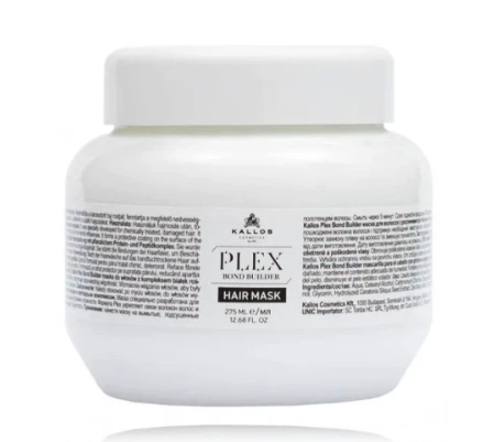 Kallos Cosmetics Plex Bond Builder Hair Mask atkurianti kaukė visų tipų plaukams, 1000 ml