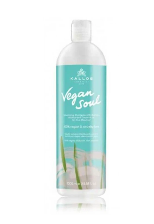 Apimties suteikiantis šampūnas Kallos Vegan Soul Volumizing Šampūnas 1000ml