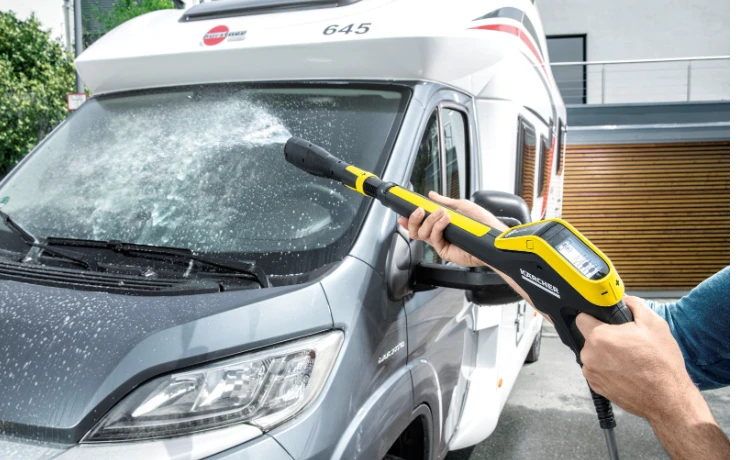 Karcher K 7 Smart Control plovimo pistoletas naudojime