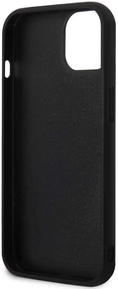 Karl Lagerfeld 3D Rubber Karl and Choupette dėklas telefonui Apple iPhone 13 juodos spalvos