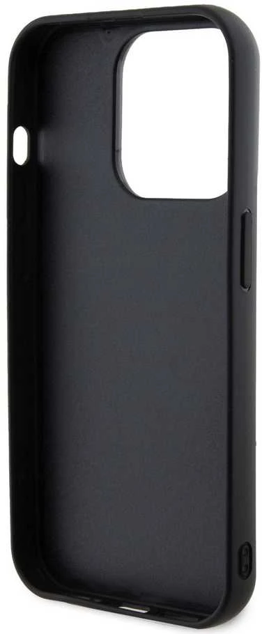 Karl Lagerfeld 3D Rubber Karl and Choupette Apple iPhone 13 Pro dėklas telefonui juodos spalvos