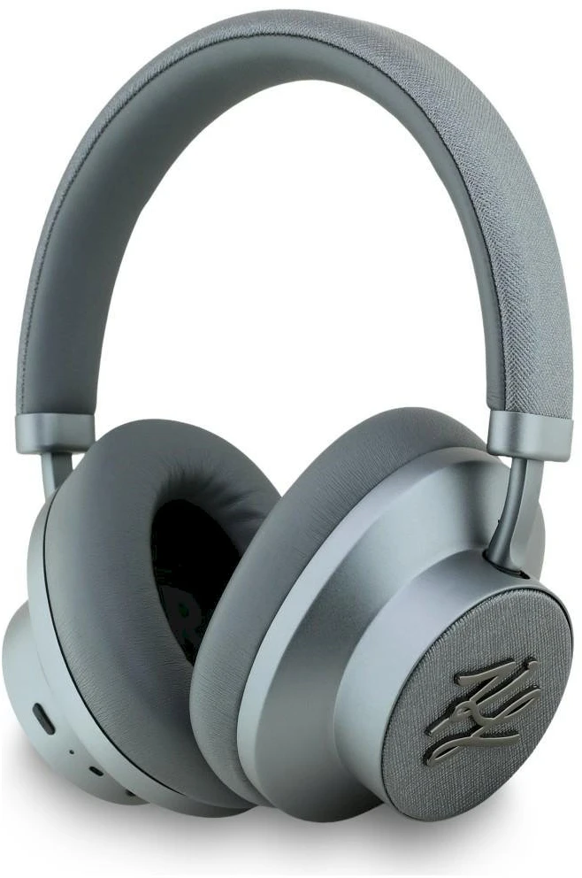 Belaidės ausinės ANC Karl Lagerfeld Grained Initials KF003084 pilkas