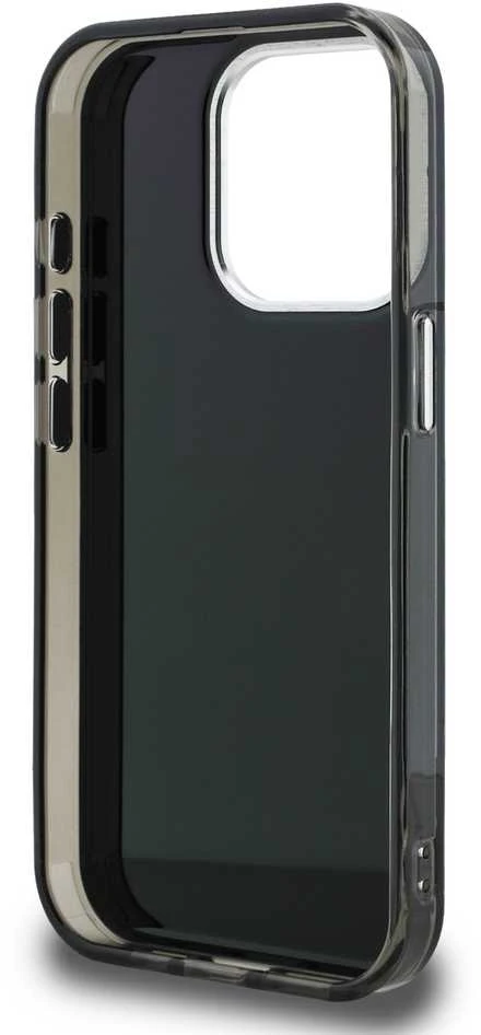 Karl Lagerfeld IML Aquarelle Choupette dėklas Apple iPhone 15 Pro Max juodos spalvos