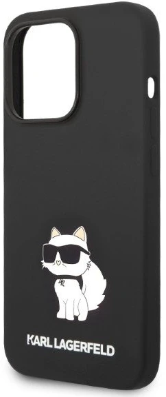 Dėklas Karl Lagerfeld KLHCP14LSNCHBCK iPhone 14Pro 6,1" hardcase juodas Silicone Choupette