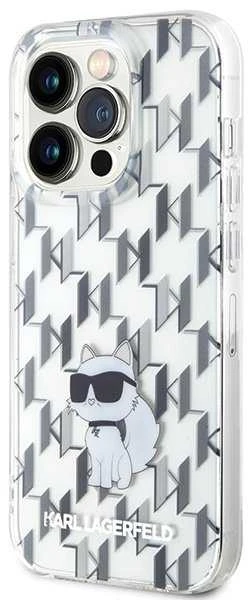 Karl Lagerfeld dėklas, skirtas iPhone 15 Pro Max 6,7 KLHCP15XHNCMKLT permatomas HC IML C Monogram