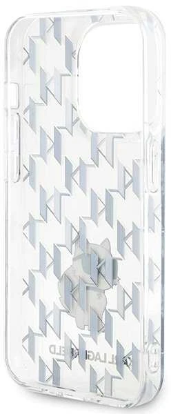 Karl Lagerfeld dėklas, skirtas iPhone 15 Pro Max 6,7 KLHCP15XHNCMKLT permatomas HC IML C Monogram