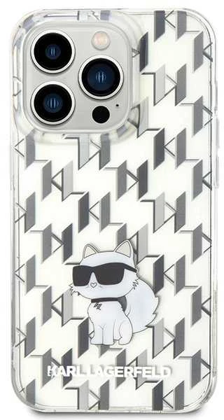Karl Lagerfeld dėklas, skirtas iPhone 15 Pro Max 6,7 KLHCP15XHNCMKLT permatomas HC IML C Monogram