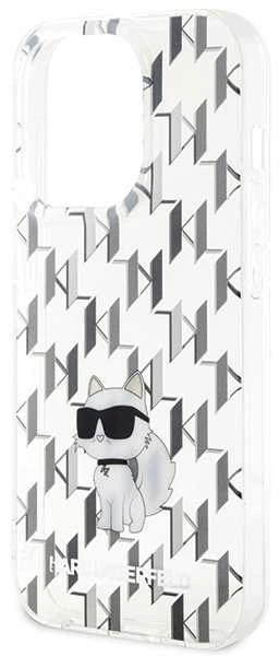 Karl Lagerfeld dėklas, skirtas iPhone 15 Pro Max 6,7 KLHCP15XHNCMKLT permatomas HC IML C Monogram