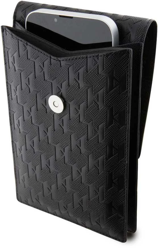 Karl Lagerfeld krepšys Saffiano Monogram Choupette (KLWBSAKHPCK) juodos spalvos