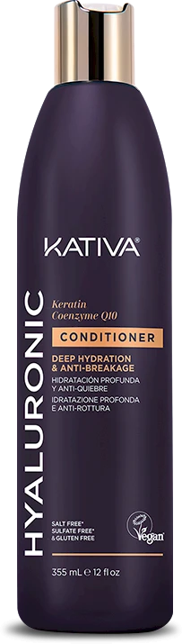 Kativa Hyaluronic Keratin - Coenzyme Q10 Conditioner plaukų kondicionierius, 355 ml