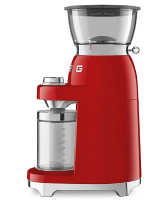 Smeg kavamalė CGF03RDEU, 15 Mahlgrade, 240g Bohnenbeh., 150W, Rot