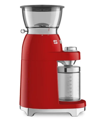 Smeg kavamalė CGF03RDEU, 15 Mahlgrade, 240g Bohnenbeh., 150W, Rot