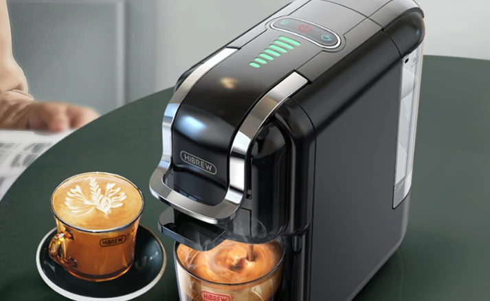 HiBREW H2B 5-in-1 kapsulinis kavos aparatas - juodas