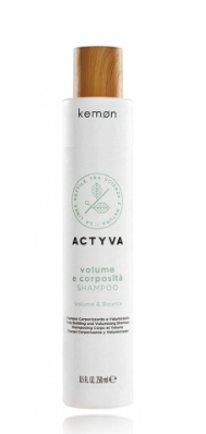 Kemon Actyva Volume & Bounce Šampūnas apimties suteikiantis šampūnas, 250 ml