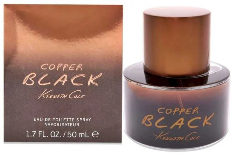 Kenneth Cole Juodas Copper EDT tualetinis vanduo vyrams, 50 ml