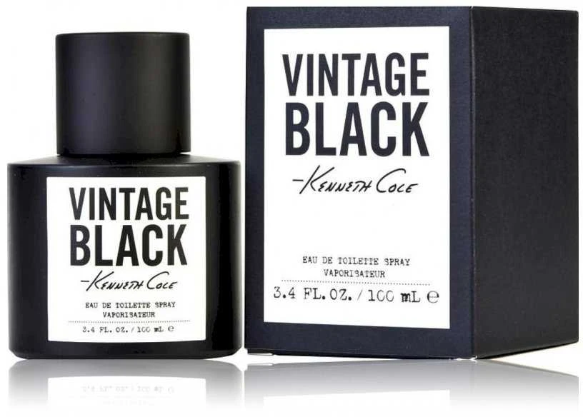 Kenneth Cole Vintage Juodas EDT tualetinis vanduo vyrams, 100 ml