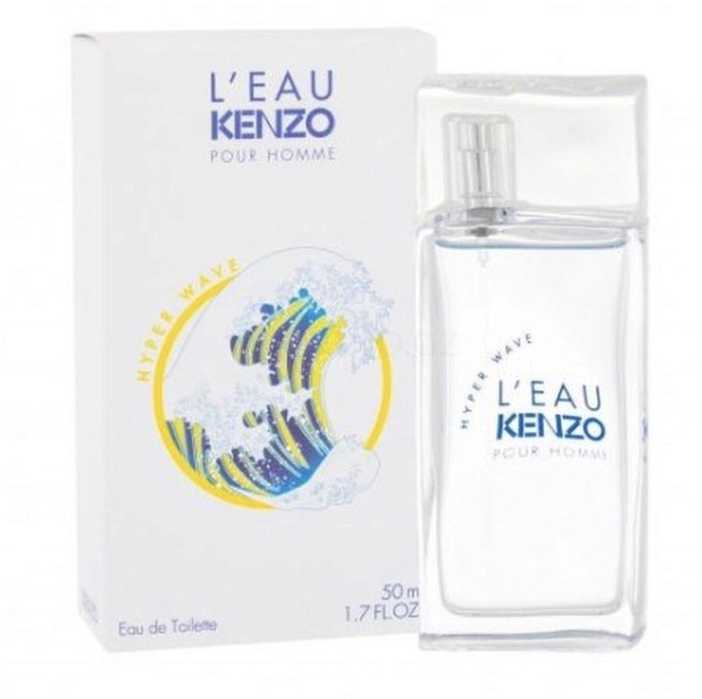 KENZO L´Eau Kenzo Pour Homme Hyper Wave EDT tualetinis vanduo vyrams, 50 ml