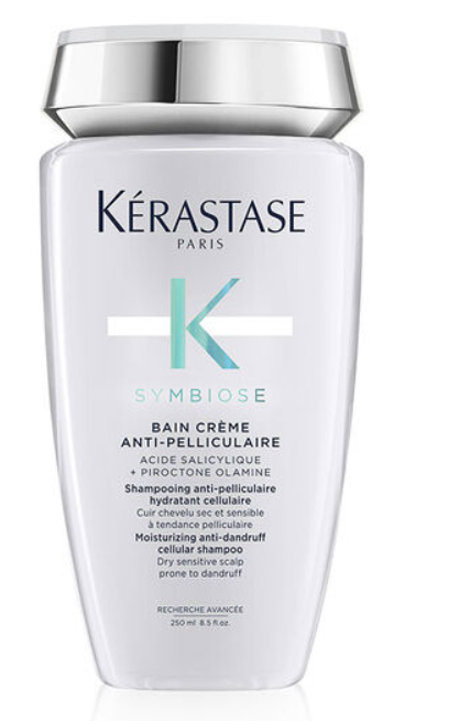 Kérastase Symbiose Moisturizing Nuo pleiskanų Cellular Šampūnas šampūnas nuo pleiskanų sausai ir jautriai galvos odai, 250 ml
