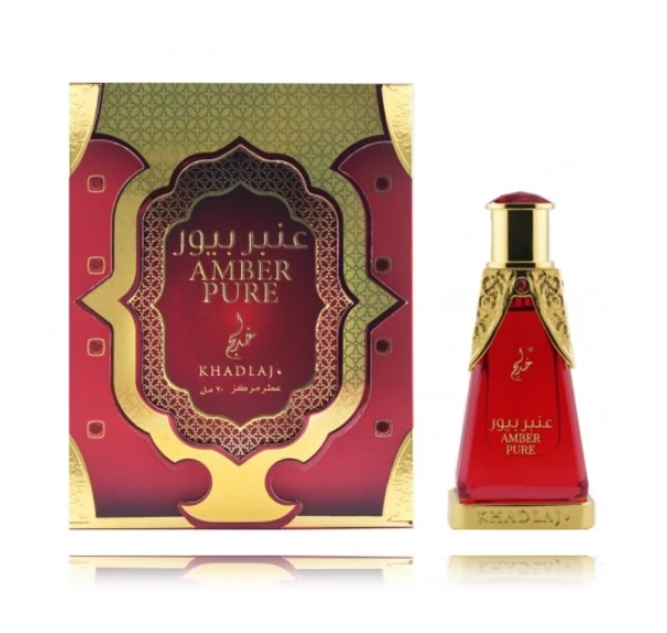 Khadlaj Amber Pure CPO aliejiniai kvepalai unisex, 20 ml