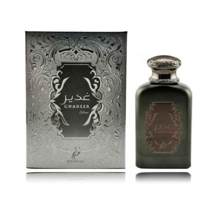 Khadlaj Ghadeer Sidabrinis EDP parfumuotas vanduo unisex, 100 ml