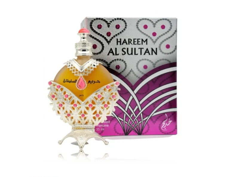 Khadlaj Hareem Al Sultan Sidabrinis Attar Perfume Oil, 35 ml
