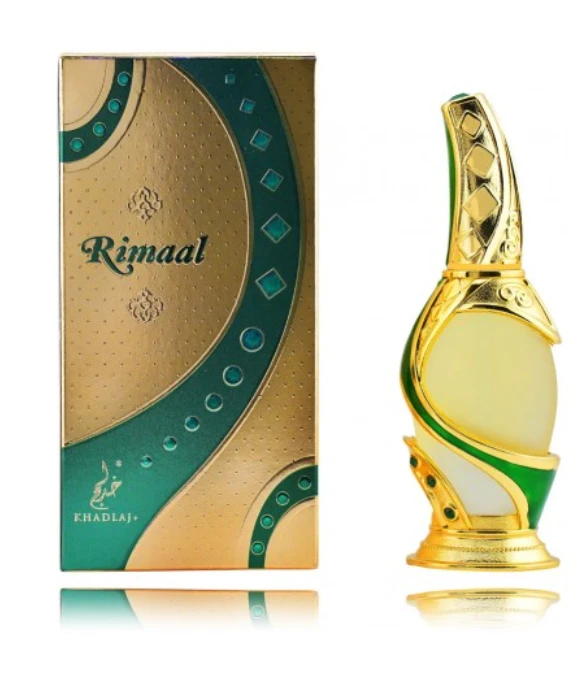 Khadlaj Rimaal Žalias CPO aliejiniai kvepalai moterims, 15 ml