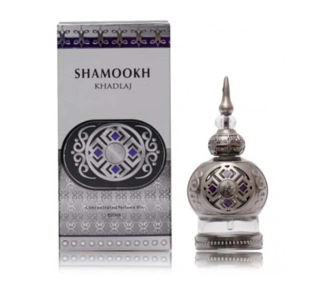 Khadlaj Shamookh Sidabrinis CPO aliejiniai kvepalai unisex, 20 ml