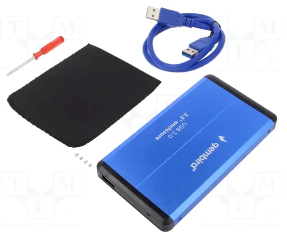 Serveris GEMBIRD USB 3.0 2.5" HDD korpusas mėlynas