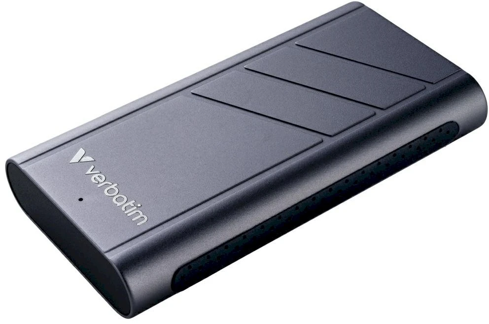 Kietasis diskas Išorinis diskas Verbatim TurboMetal SSD 2TB USB4 USB-C pilkos spalvos 32022