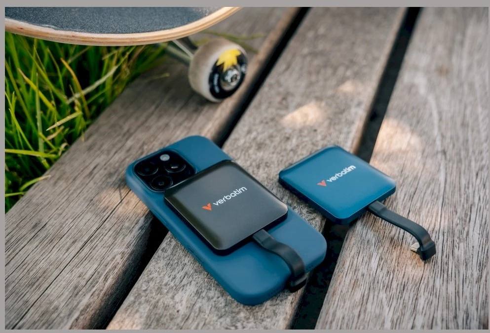 Kietasis diskas „Verbatim Snapback SSD 512GB USB-C 3.2 Gen Mocha Metallic 32060“ išorinis diskas
