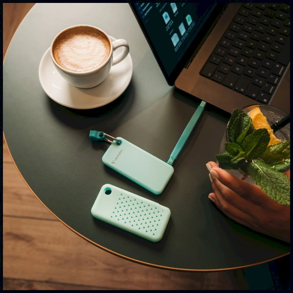 Kietasis diskas Išorinis diskas „Verbatim Pocket SSD 2TB USB-C 3.2 gen.2“ jodo-polinio malimo 32325